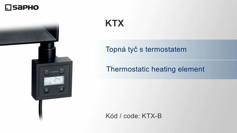 Náhled návodu: KTX<br /> Topná tyč s termostatem