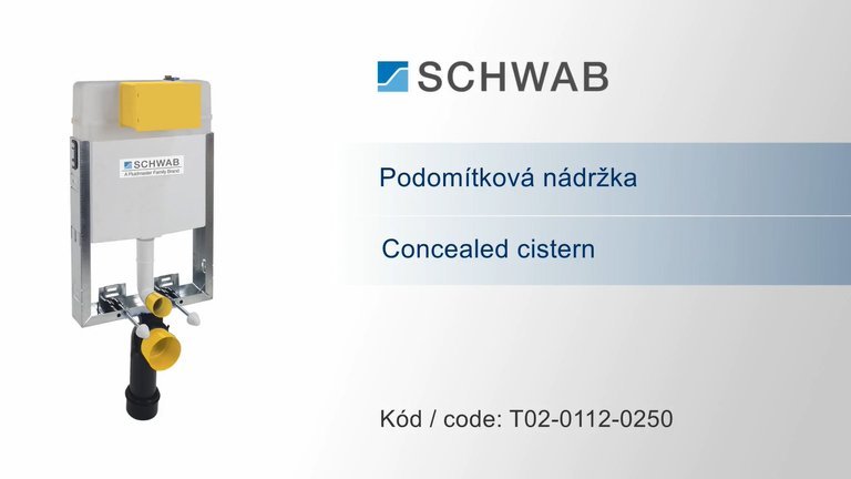 Náhled návodu: SCHWAB<br /> Concealed cistern SET WC199 - assembly instructions