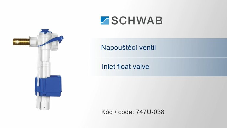 Náhled návodu: SCHWAB<br /> Napouštěcí ventil - návod na montáž