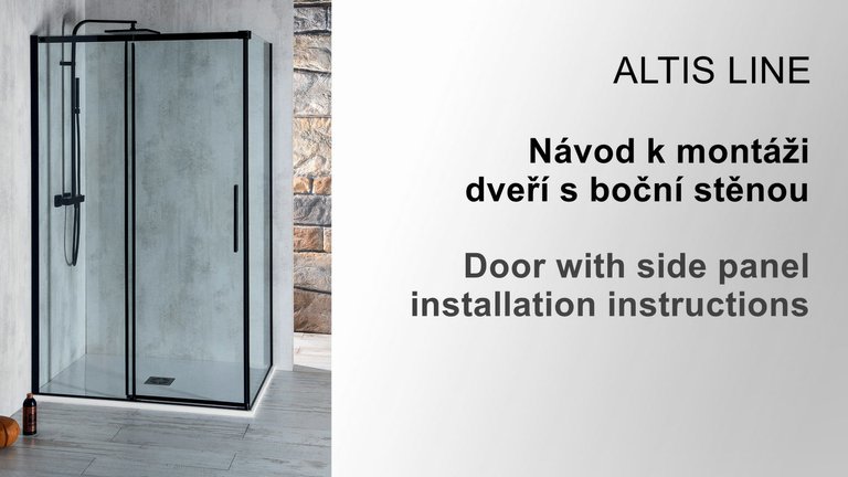 Náhled návodu: POLYSAN<br />Sprchové zástěny ALTIS