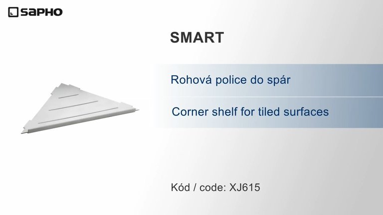 Náhled návodu: SMART<br /> rohová police do spár